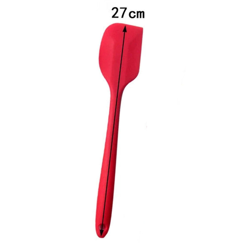 27cm Soft Silicone Cooking Spatula Heat Resistant Scratula For Cake and Recipes Kitchen Utensils - Urbanih.