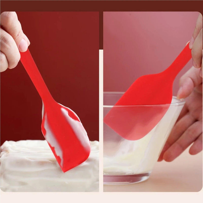 27cm Soft Silicone Cooking Spatula Heat Resistant Scratula For Cake and Recipes Kitchen Utensils - Urbanih.