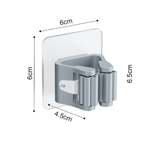Suporte de Parede Suspenso para Rodos, vassouras e cabos - Fita dupla face