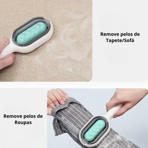 Escova Removedora de Pelos Stick - Compre 1 Leve 2 + Brinde