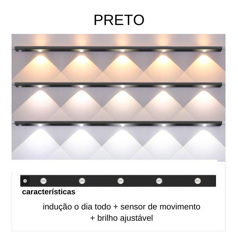 Luz LED ultrafina - SENSOR DE MOVIMENTO SEM FIO - Urbanih.