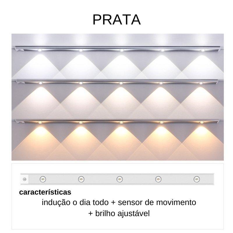 Luz LED ultrafina - SENSOR DE MOVIMENTO SEM FIO - Urbanih.