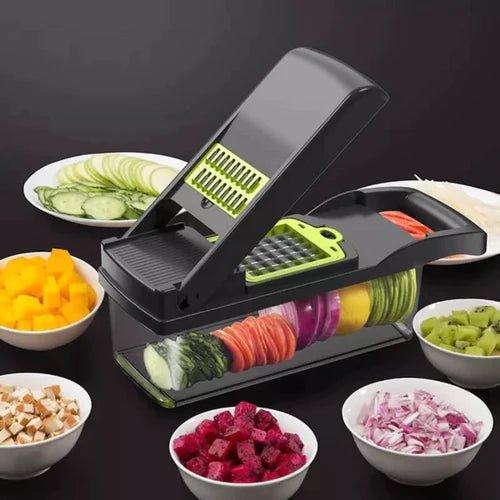 Cortador e Ralador de Legumes Kix - 12 Funções - Urbanih.