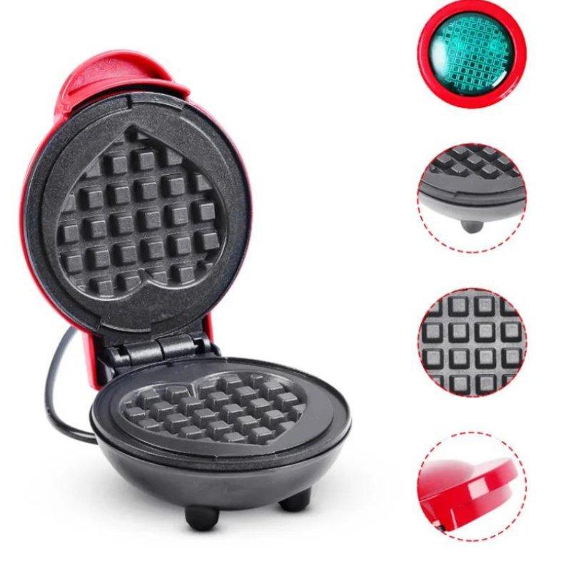 Mini Máquina de Wafles Coração - Urbanih.